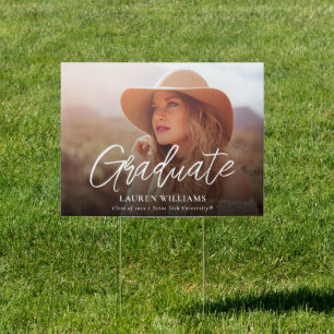 Texas Tech Graduate Photo Sign