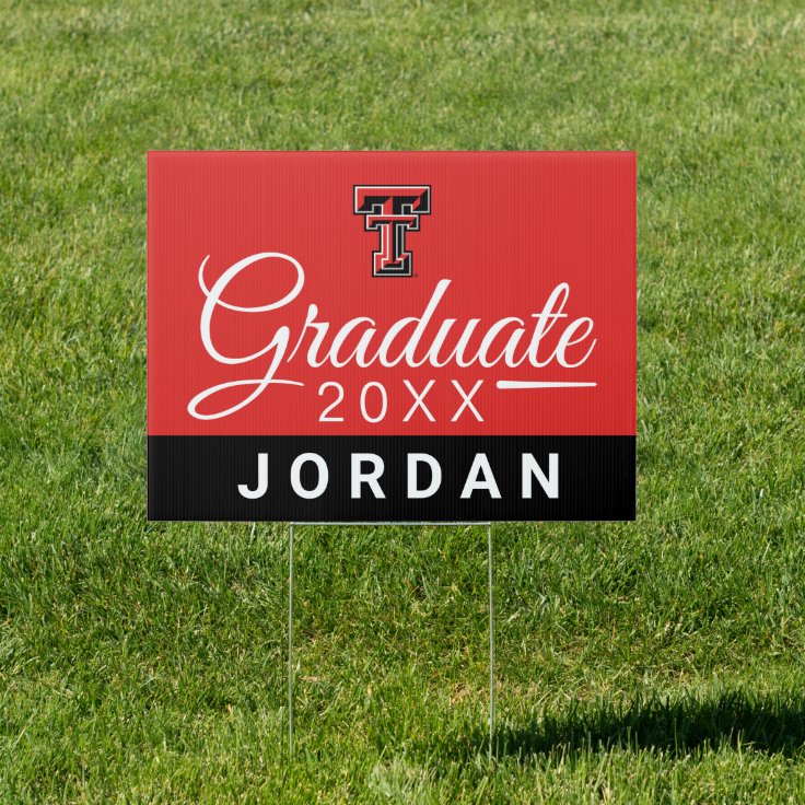 Texas Tech Graduate Sign Zazzle