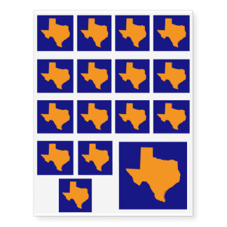 Texas Temporary Tattoos