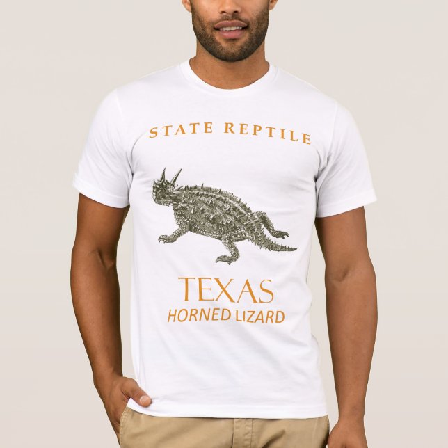 Texas Territory Horned Lizard T-Shirt (Front)