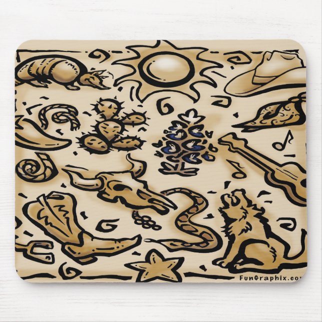 Texas Thang Mouse Pad (Front)