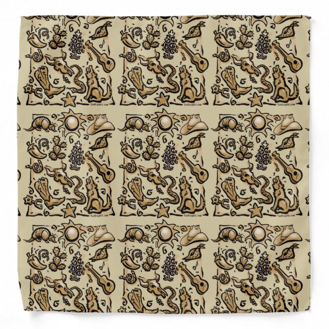 Texas Thangs Bandana (Front)