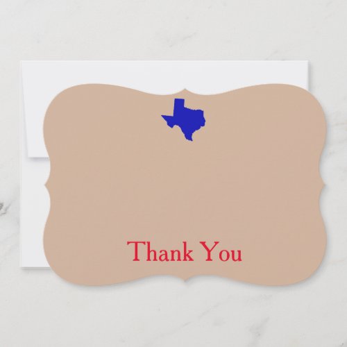 Texas Thank You Cards