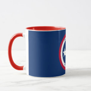 Texas The Lone Star Personalized Flag Mug