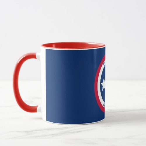 Texas The Lone Star Personalized Flag Mug