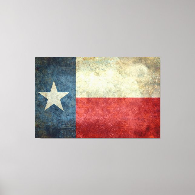 Texas - The Lone Star State Canvas Print (Front)