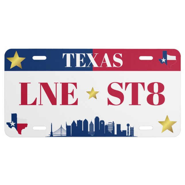 Texas | The Lone Star State License Plate (Front)