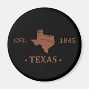 Texas the lone star state magnet