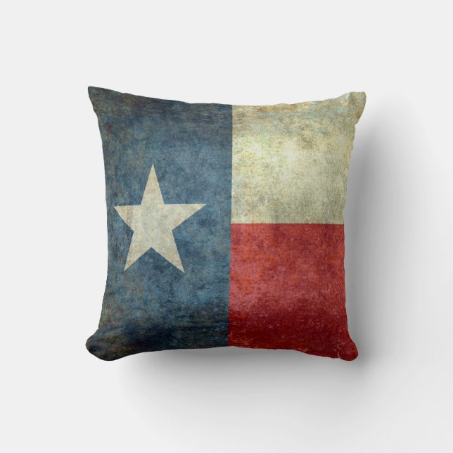 Texas - The Lone Star State Throw Pillow (Front)