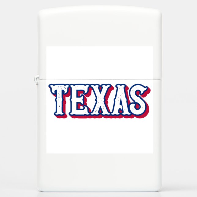 Texas – The Lone Star State Zippo Lighter (Front)