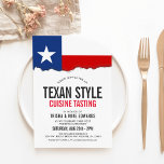Texas Themed Cuisine | Party Flag Invite