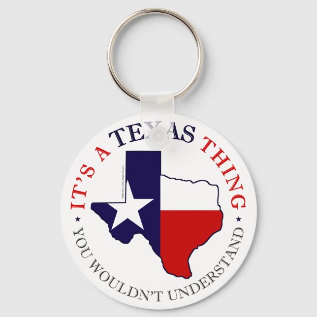 Texas Thing Keychain (Front)