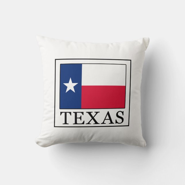 Texas Throw Pillow (Front)
