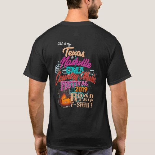 Texas to Nashville CMA Music Fest Road Trip Shirts