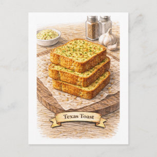 Texas Toast (American Food Series) Postcard