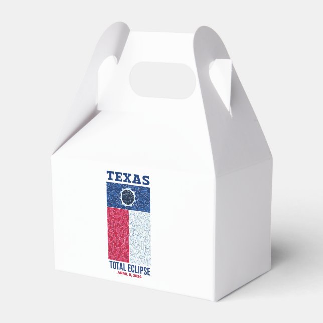 Texas Total Eclipse Favor Box (Front Side)