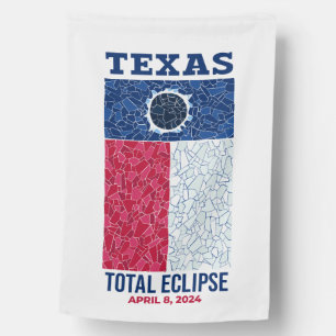 Texas Total Eclipse Flag
