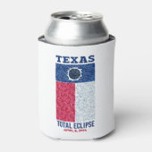 Texas Total Eclipse Foam Can Cooler (Can Front)