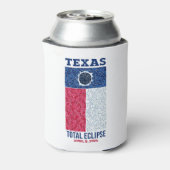 Texas Total Eclipse Foam Can Cooler (Can Back)
