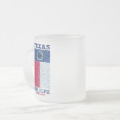 Texas Total Eclipse Frosted Mug (Front Left)