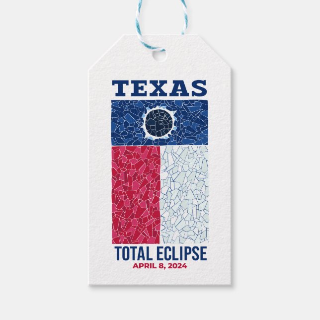 Texas Total Eclipse Gift Tags (Front)