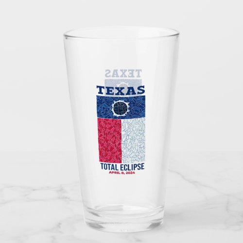 Texas Total Eclipse Glass