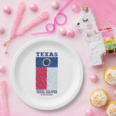 Texas Total Eclipse Paper Plates (Party)
