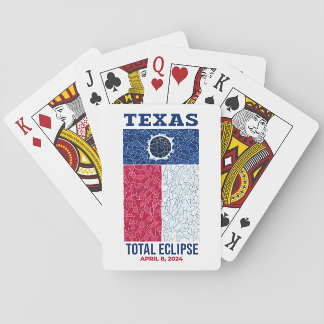 Texas Total Eclipse Playing Cards (Back)