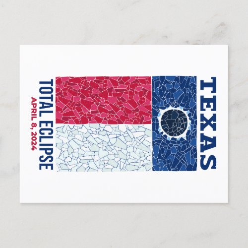 Texas Total Eclipse Postcard