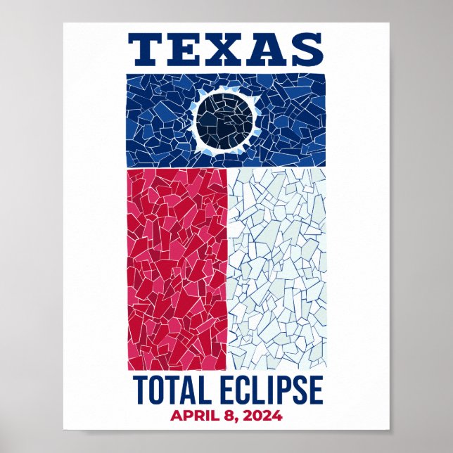 Texas Total Eclipse Poster (Front)
