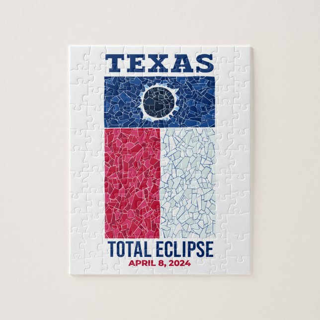 Texas Total Eclipse Puzzle (Vertical)