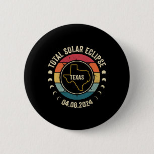 Texas Total Solar Eclipse 2024 American Totality A Button