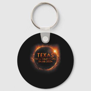 Texas Total Solar Eclipse April 8 2024 Texas Solar Keychain