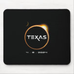 Texas Totality 4.08.2024 Total Solar Eclipse 2024  Mouse Pad