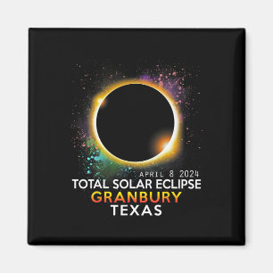 Texas Totality Total Solar Eclipse April 8 2024  Magnet