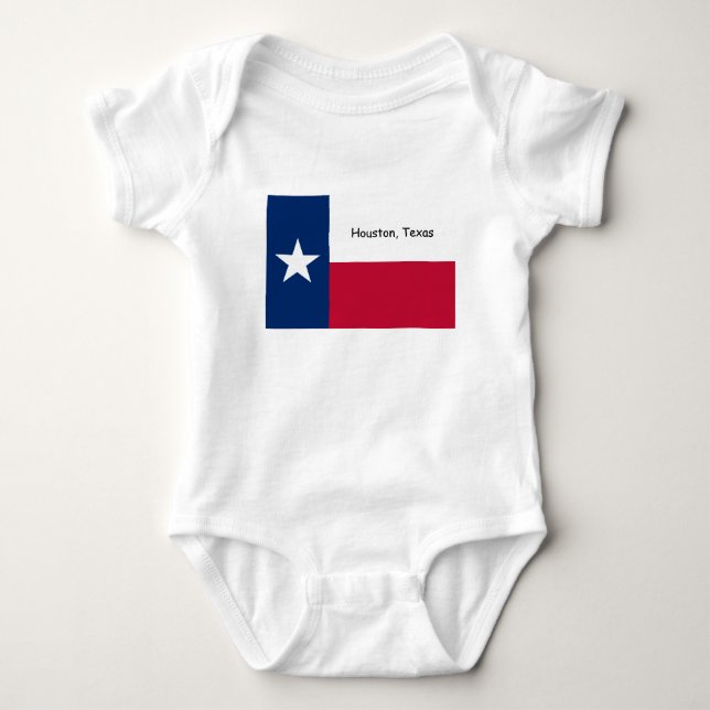 Texas town baby bodysuit (Front)