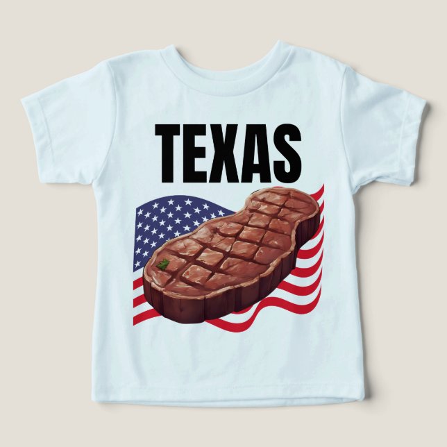 Texas Tri-Blend Bella+Canvas Toddler T-shirt (Design Front)