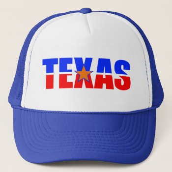 Texas Trucker Hat by elmasca25 at Zazzle
