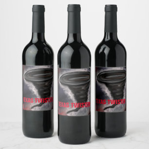 TEXAS TWISTER WINE LABEL