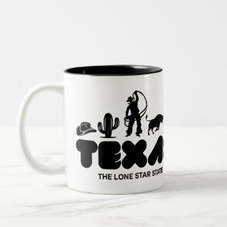 Texas Two-Tone Coffee Mug