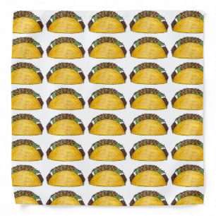 Texas TX Taco Mexican Food Foodie Tacos Texan Bandana