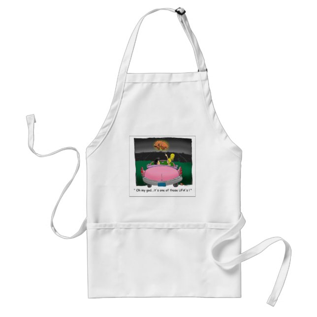 Texas UFO? Funny Tees, Gifts & Collectibles Adult Apron (Front)