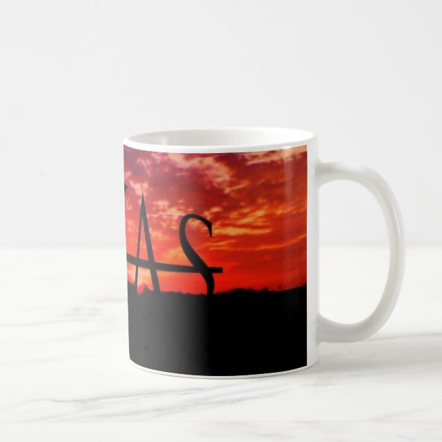 TEXAS UNDER SUNSET COFFEE MUG (Right)