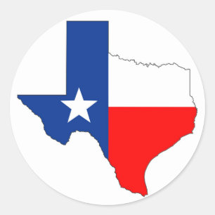 texas united states america map flag label shape