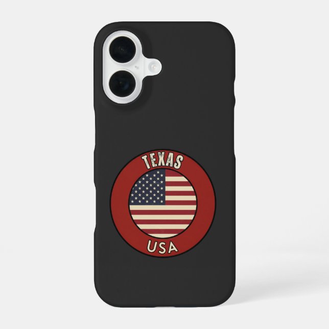 Texas United States of America iPhone Case (Back)