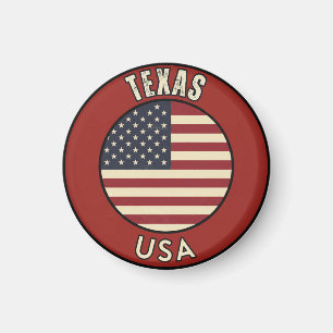 Texas United States of America Magnet
