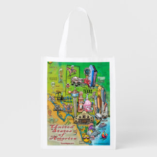 Texas USA Grocery Bag