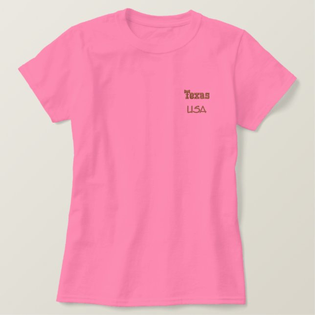 Texas USA Polo Shirt (Design Front)