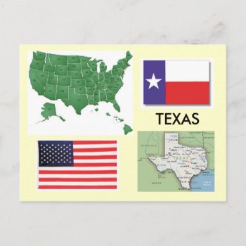 Texas  Usa Postcard by archemedes at Zazzle