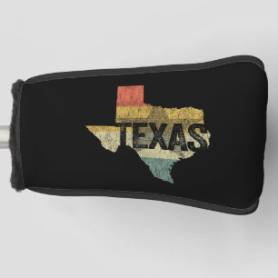 Texas USA Retro Vintage Lone Star State Golf Head Cover